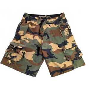 Matix Men's Size 34 Camouflage Cargo Trunks Board Shorts